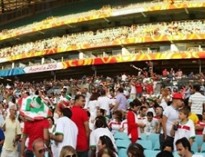 حرکت جالب هواداران ایرانی
