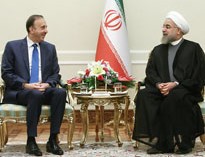 روحانی با رئیس مجلس سوریه دیدار کرد