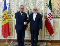 دیدار ظریف با رییس‌جمهور مولداوی