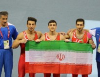 مدال برنز تیم ملی ژیمناستیک ایران در باکو