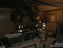 تصاویر | آتش‌سوزی در انبار یک بانک‌ در میرداماد