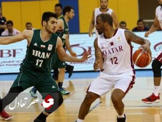 تیم ملی بسکتبال ایران قطر را شکست داد  