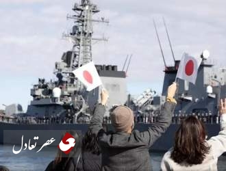 کشتی جنگی ژاپنی ها در راه خاورمیانه