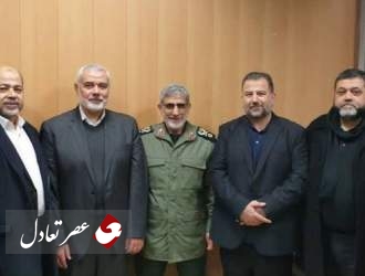 مذاکره تلفنی فرمانده سپاه قدس با رئیس حماس