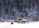 6 فروند بالگرد هلال احمر در تلاش برای امداد رسانی برفی