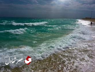 موج های دو متری در دریای مکران