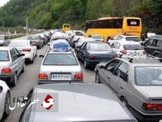ترافیک سنگین در خروجی های تهران
