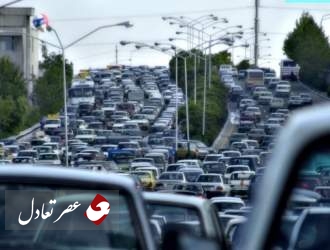 ادامه ترافیک سنگین در بزرگراه های تهران