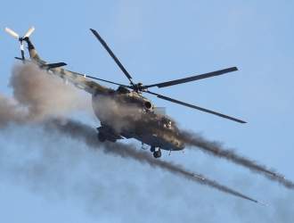 حمله بالگردهای اوکراینی به مواضع نظامی روسیه