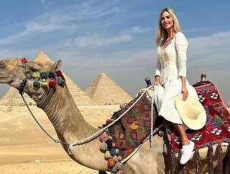 خوشگذرانی ایوانکا ترامپ در اهرام مصر