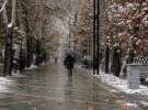 بارش برف در تهران آغاز شد