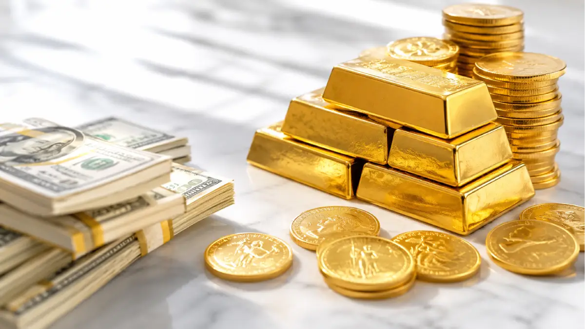 قیمت طلا با افزایش تقاضای دارایی امن بالا رفت